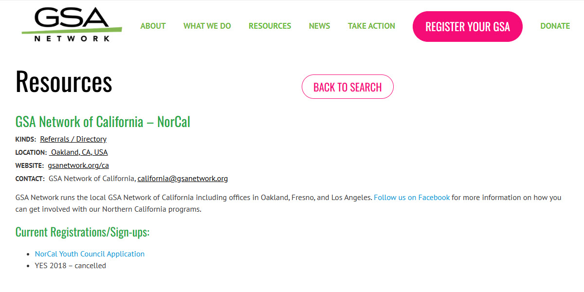 GSA Network of Northern California cover image