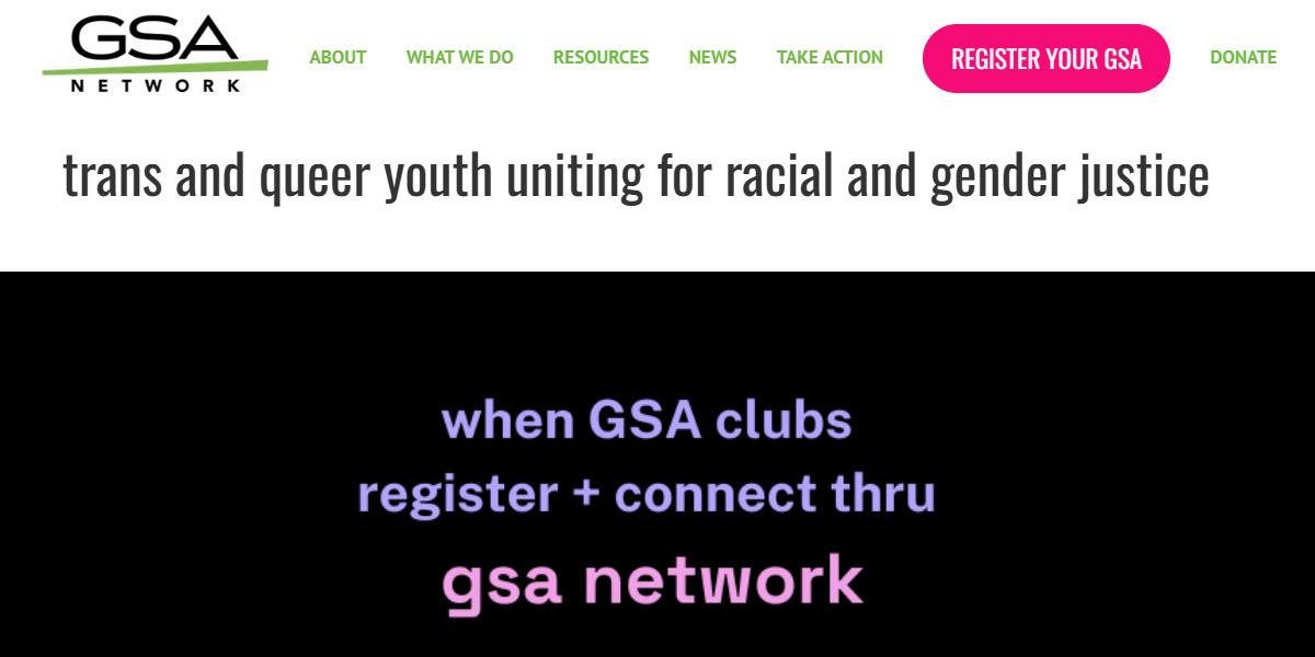 Genders & Sexualities Alliance Network