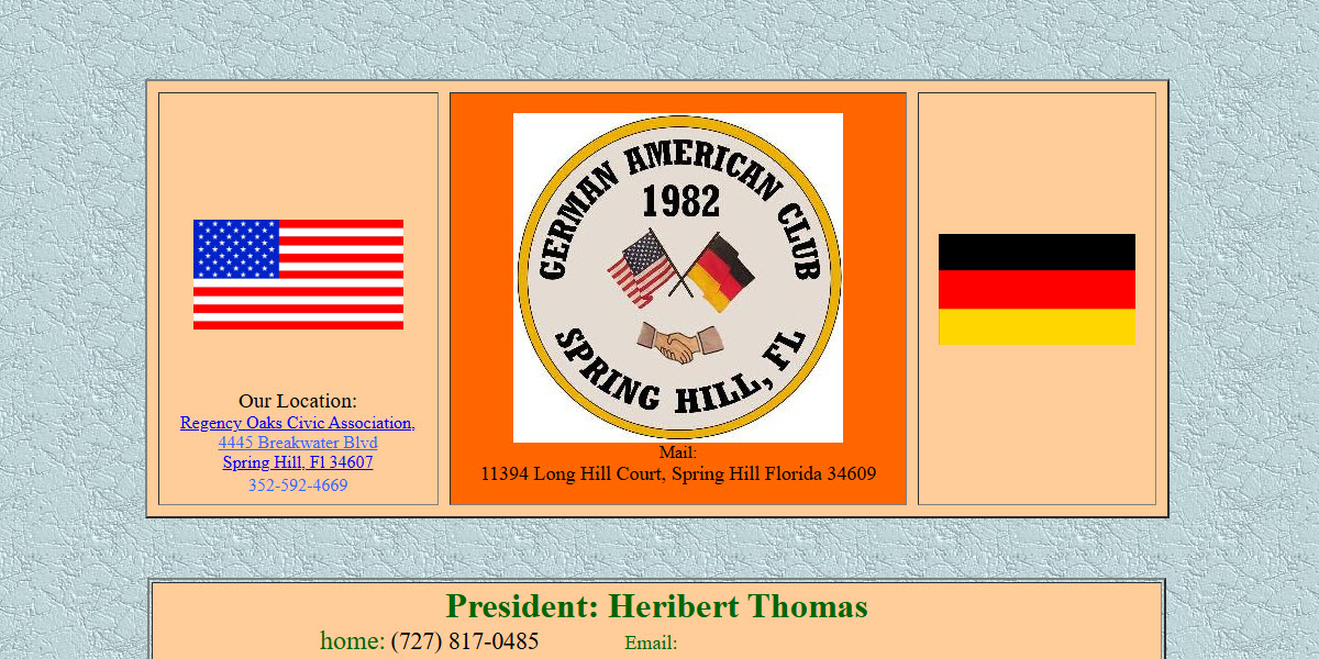 German American Club Spring Hill Florida -  industry in Spring Hill FL