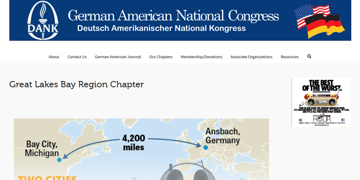 German American National Congress Bay City cover image