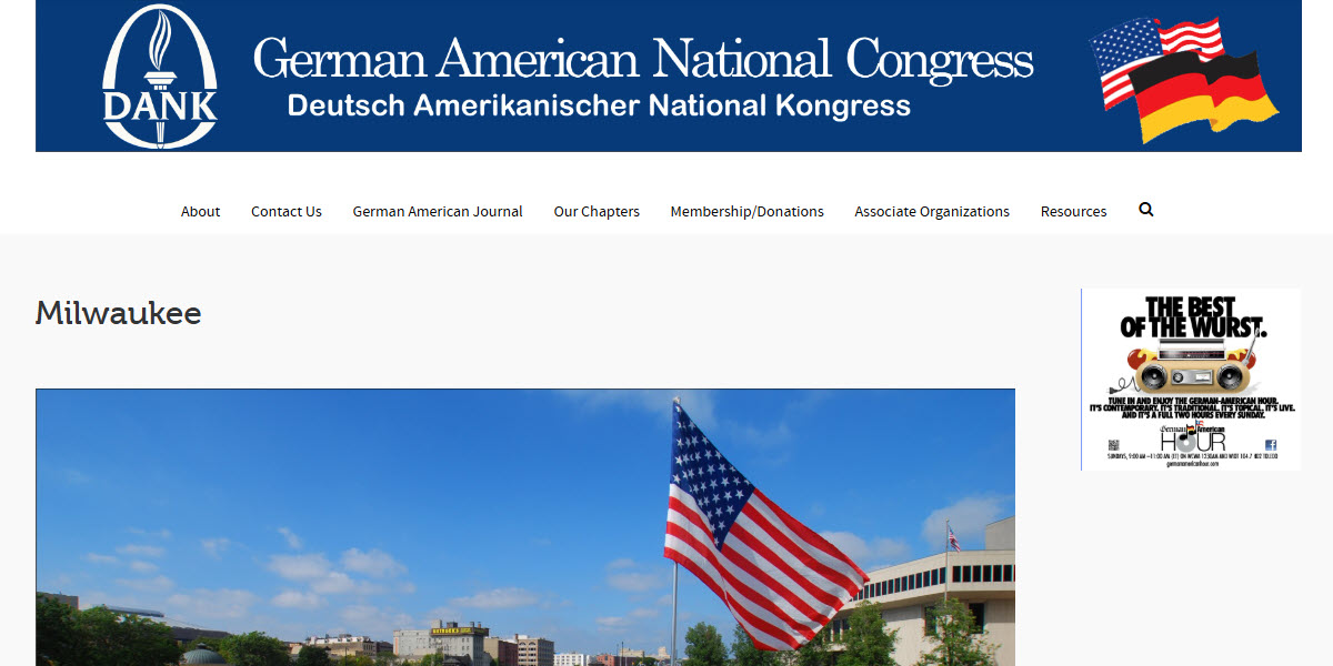 German American National Congress Milwaukee -  industry in Menomonee Falls WI