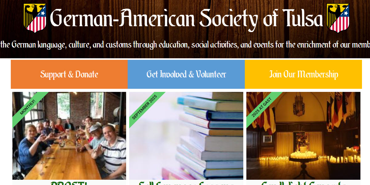 German-American Society of Tulsa cover image