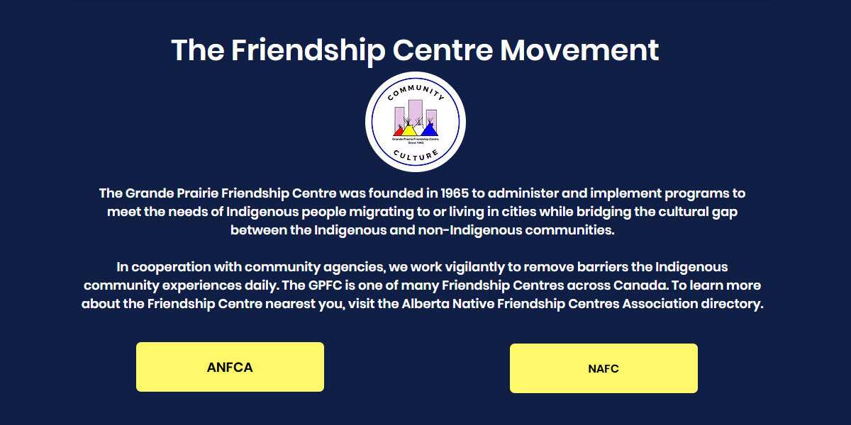 Grande Prairie Friendship Centre -  industry in Grande Prairie AB