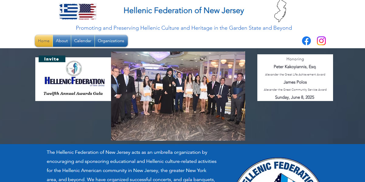 Hellenic Federation of New Jersey -  industry in Somerset NJ