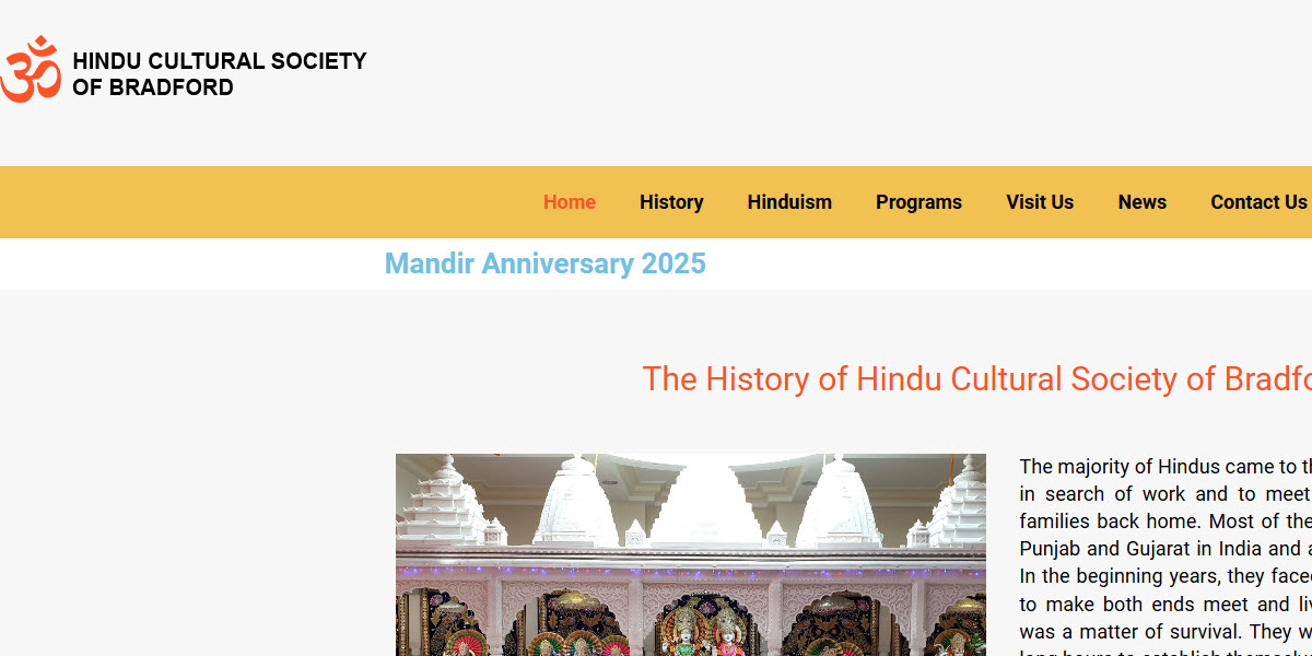 Hindu Cultural Society of Bradford -  industry in Bradford GB-BRD