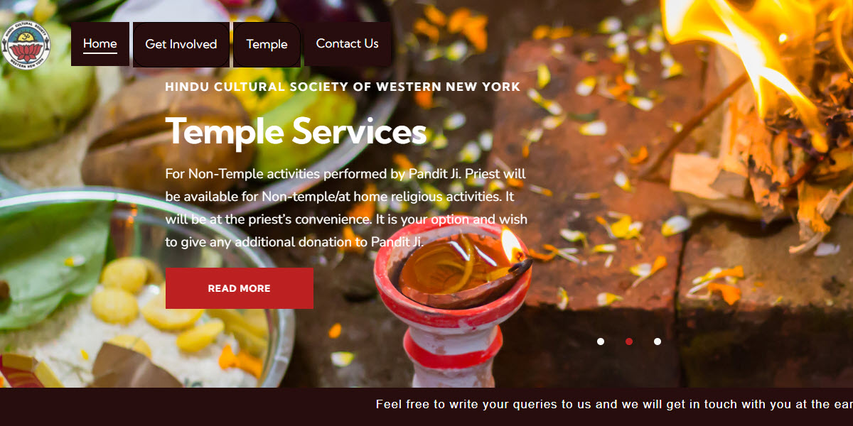 Hindu Cultural Society of Western New York -  industry in Getzville NY