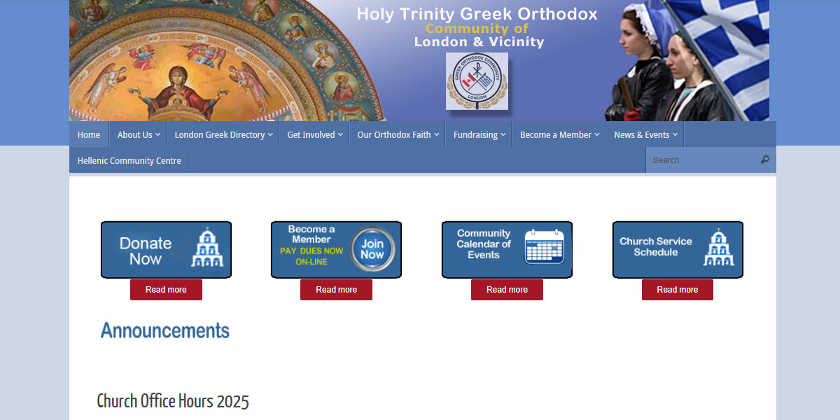 Holy Trinity Greek Orthodox Community of London & Vicinity
