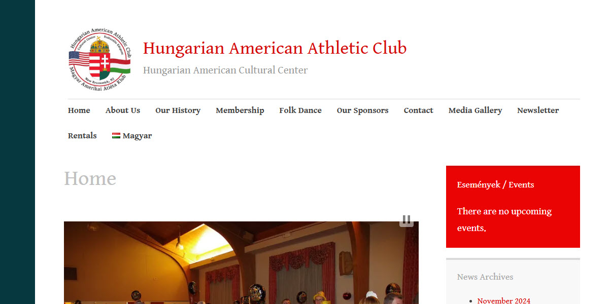 Hungarian American Athletic Club -  industry in New Brunswick NJ