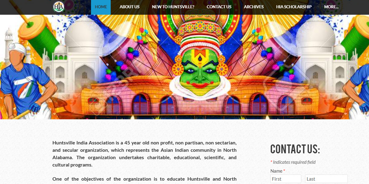 Huntsville India Association -  industry in Huntsville AL