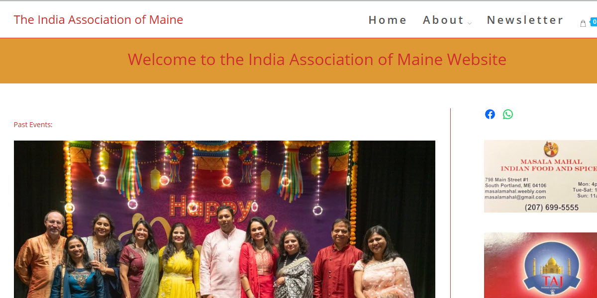 India Association of Maine -  industry in Scarborough ME