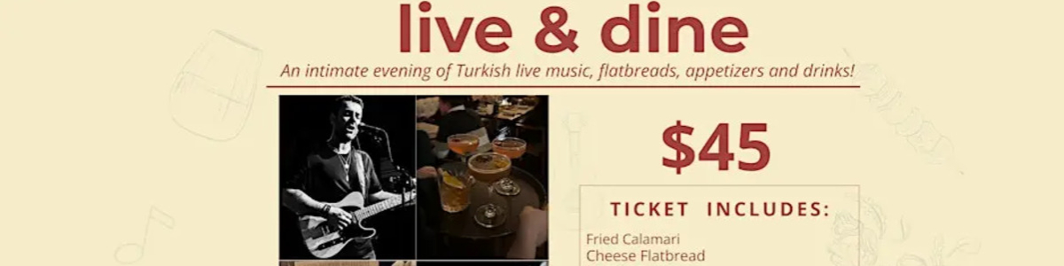 Intimate Evening of Turkish Live Music, Flatbreads, Appetizers And Drinks! -  industry in Chicago IL