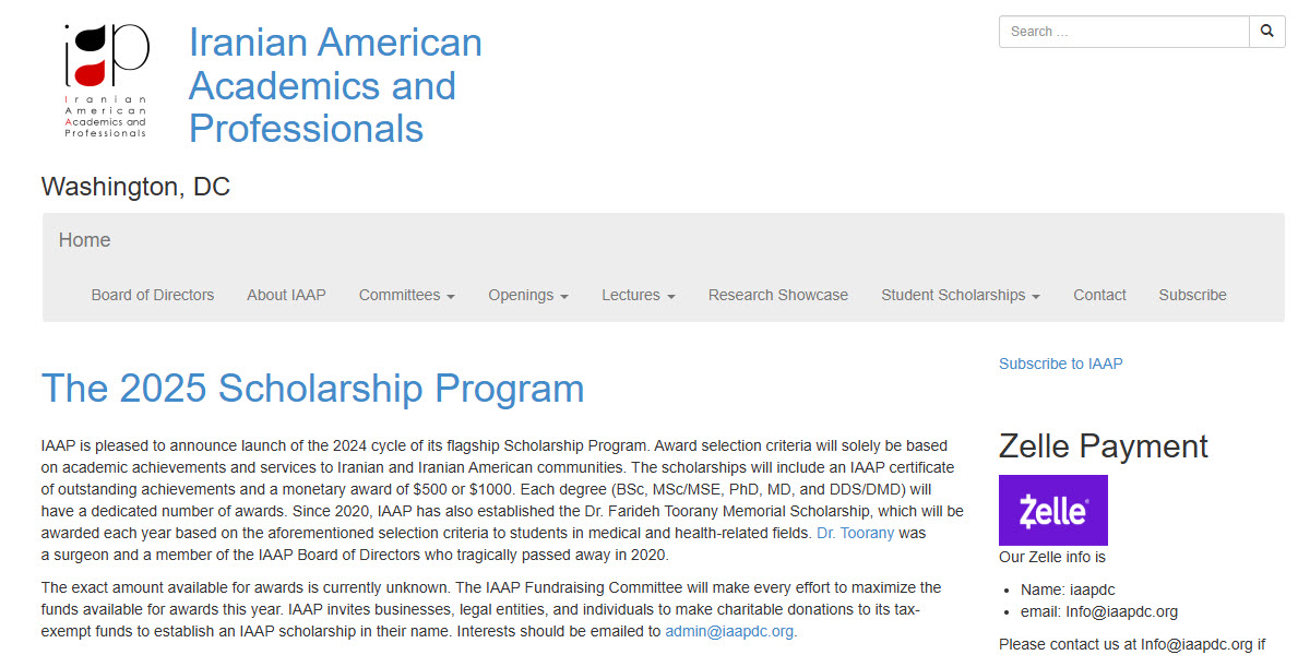 Iranian American Academics and Professionals -  industry in Boyds MD