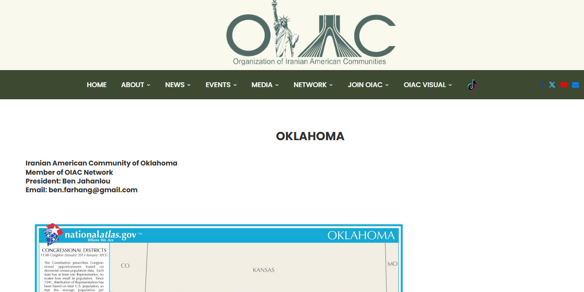 Iranian American Community of Oklahoma -  industry in  OK