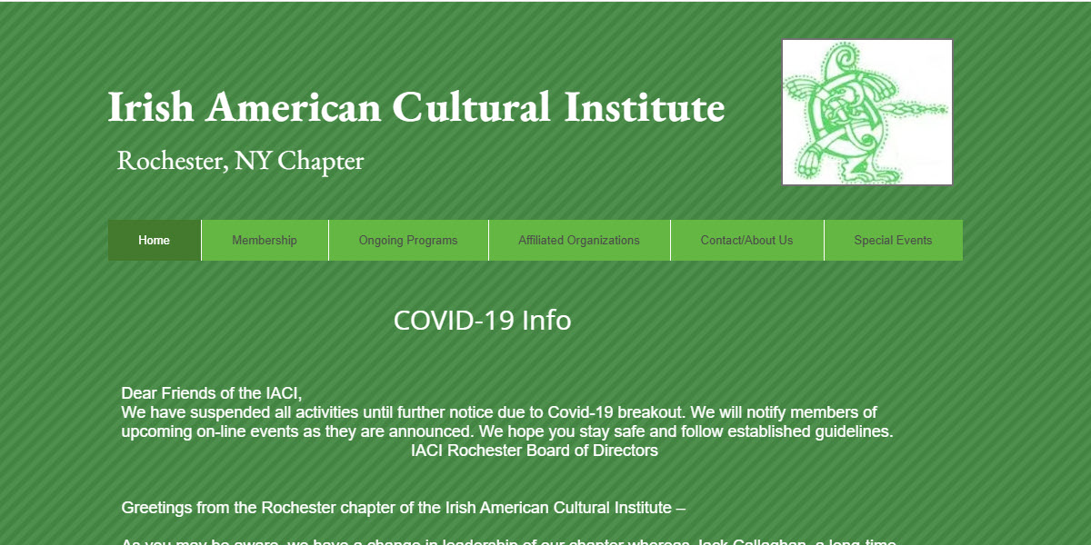 Irish American Cultural Institute Rochester Chapter -  industry in Rochester NY
