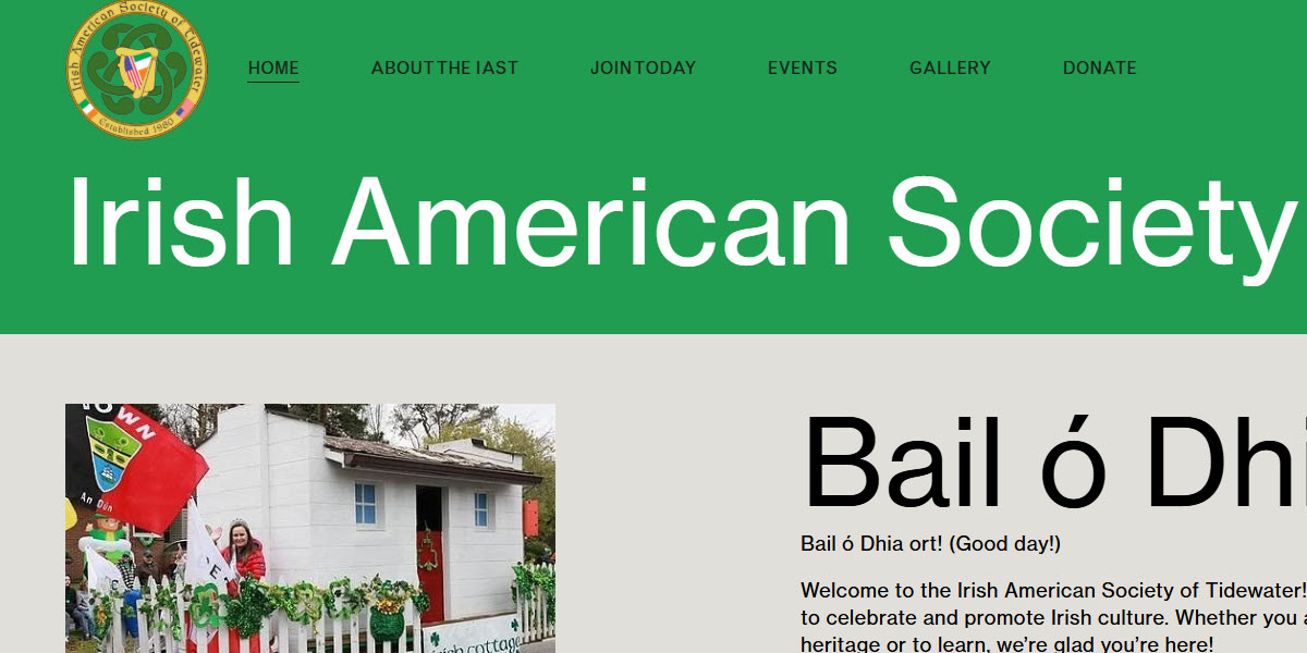 Irish American Society of Tidewater cover image