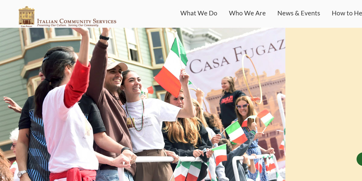 Italian Community Services -  industry in San Francisco CA