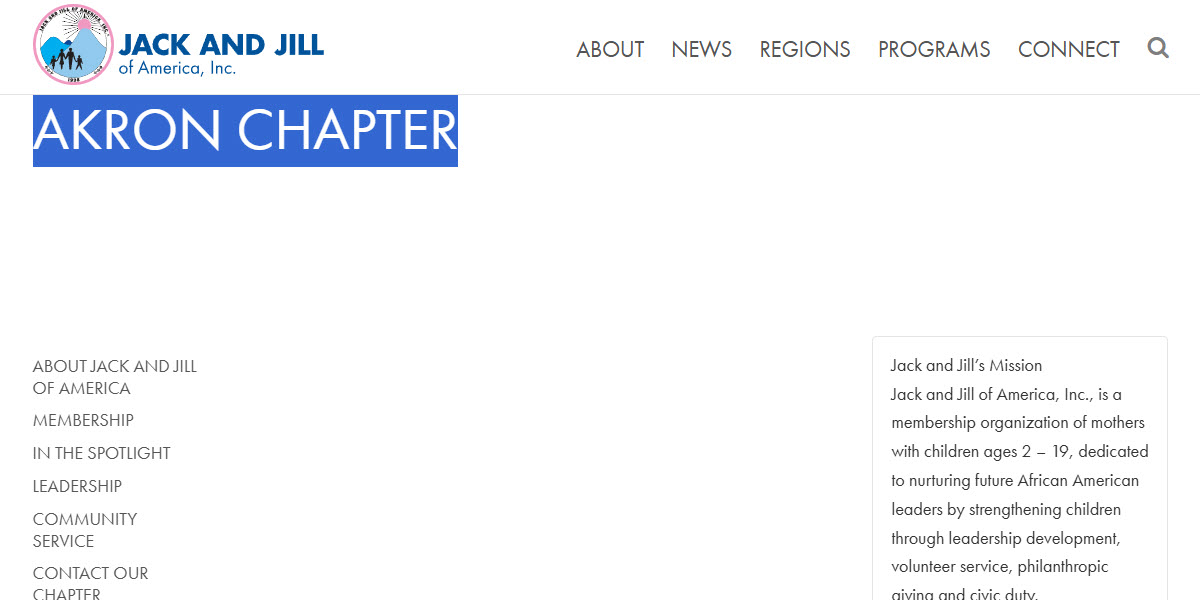 Jack and Jill of America, Inc. Akron Chapter -  industry in Fairlawn OH