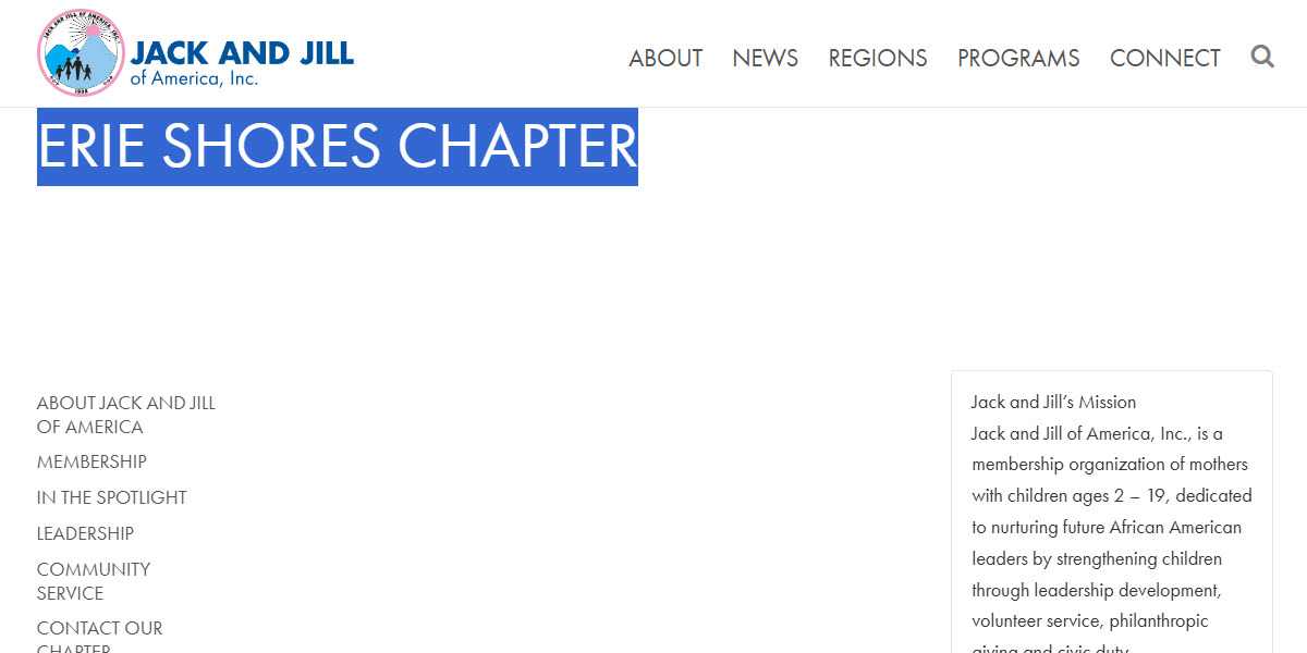 Jack and Jill of America, Inc. Erie Shores Chapter -  industry in Lyndhurst OH
