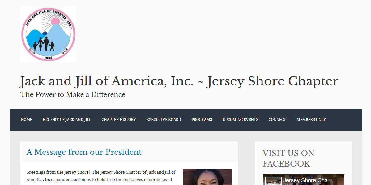 Jack and Jill of America, Inc. Jersey Shore Chapter