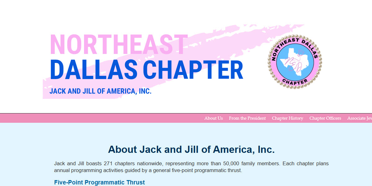 Jack and Jill of America, Inc. Northeast Dallas Chapter