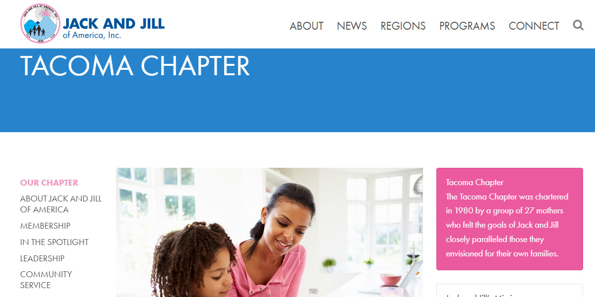 Jack and Jill of America, Inc., Tacoma Chapter -  industry in Tacoma WA