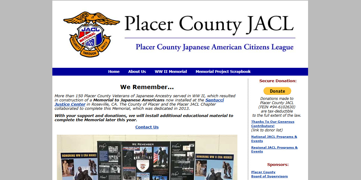 Japanese American Citizens League Placer County Chapter cover image