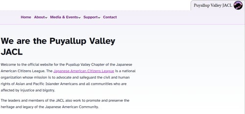 Japanese American Citizens League Puyallup Valley Chapter -  industry in Kent WA