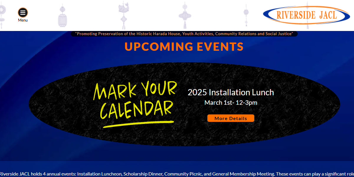 Japanese American Citizens League Riverside Chapter -  industry in Riverside CA