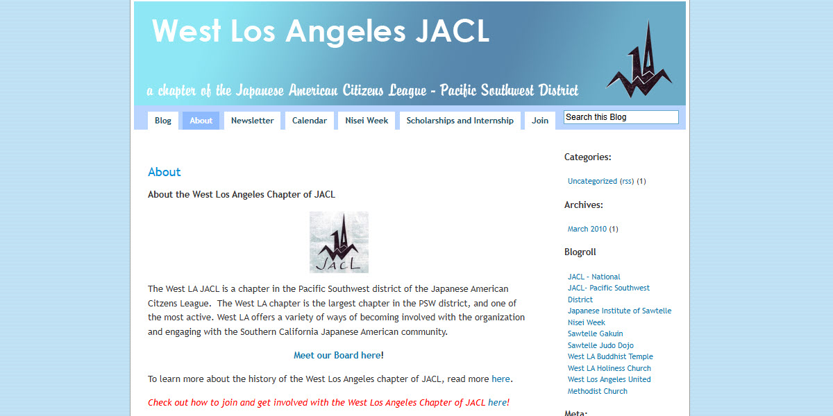 Japanese American Citizens League West Los Angeles Chapter