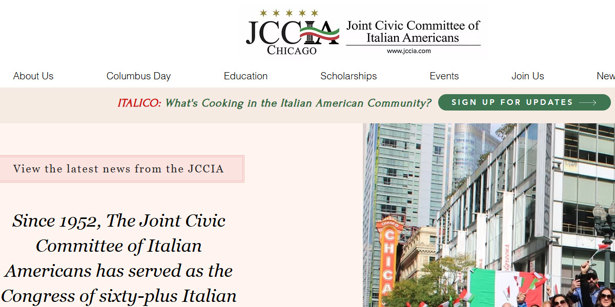 Joint Civic Committee of Italian Americans -  industry in Stone Park IL
