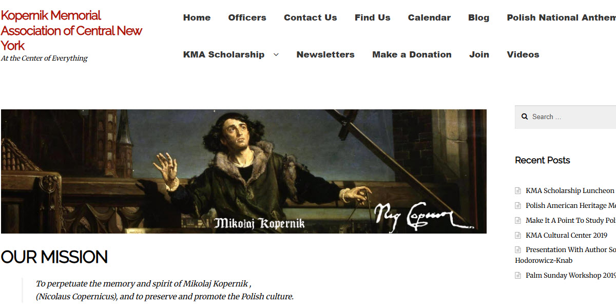 Kopernik Memorial Association of Central New York -  industry in Utica NY