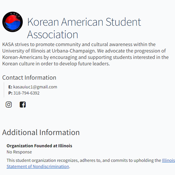 Korean American Student Association at UIUC