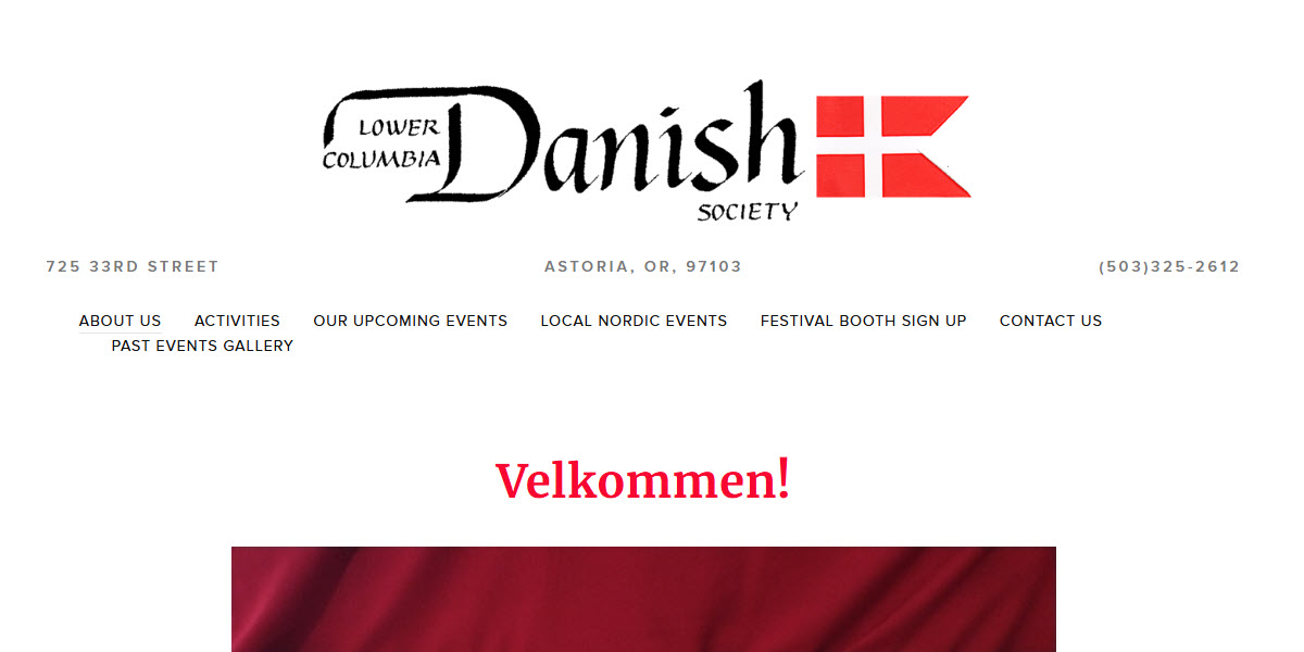 Lower Columbia Danish Society cover image