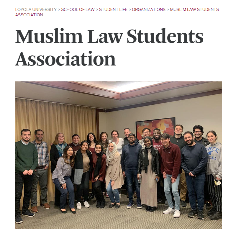 Loyola Muslim Law Students Association