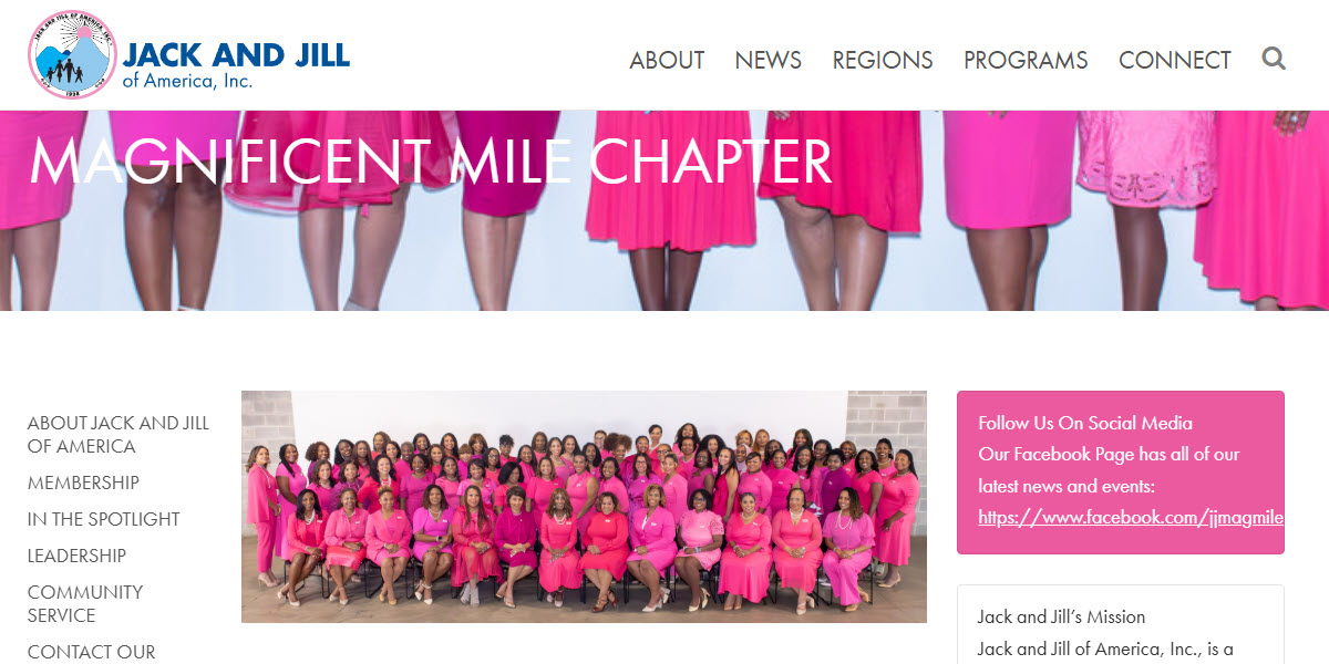 Magnificent Mile Chapter of Jack and Jill of America, Inc. cover image