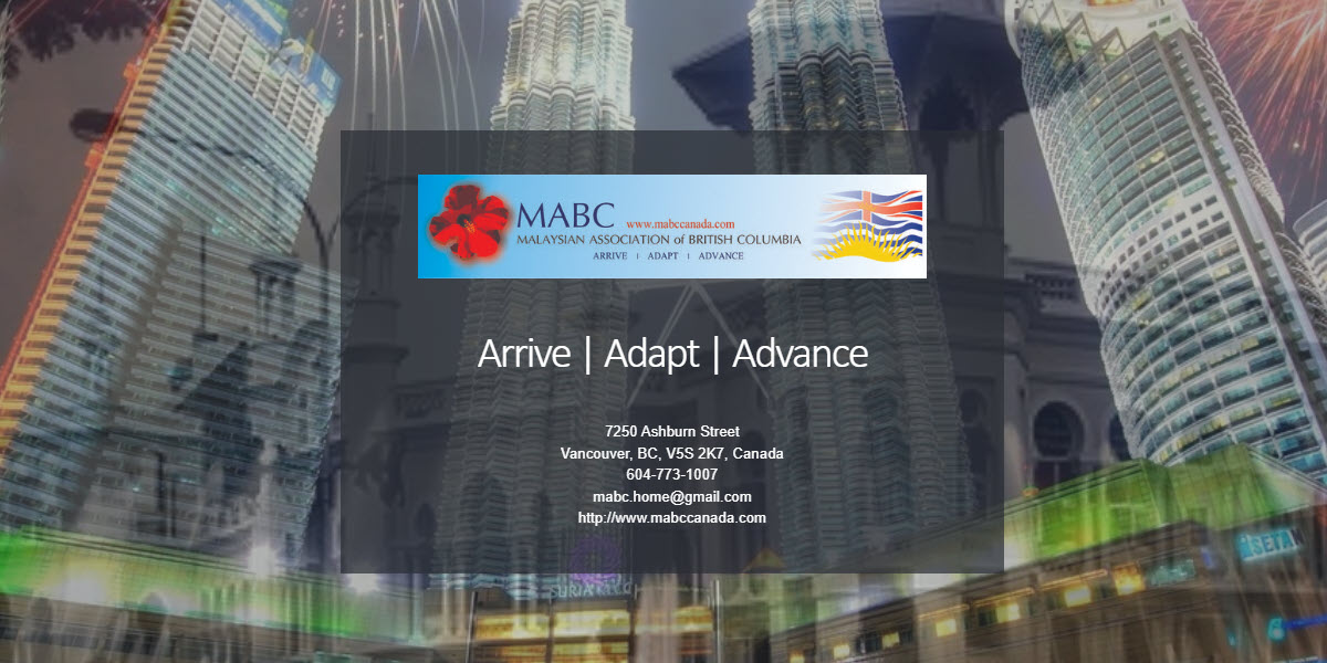 Malaysian Association of British Columbia -  industry in Vancouver BC