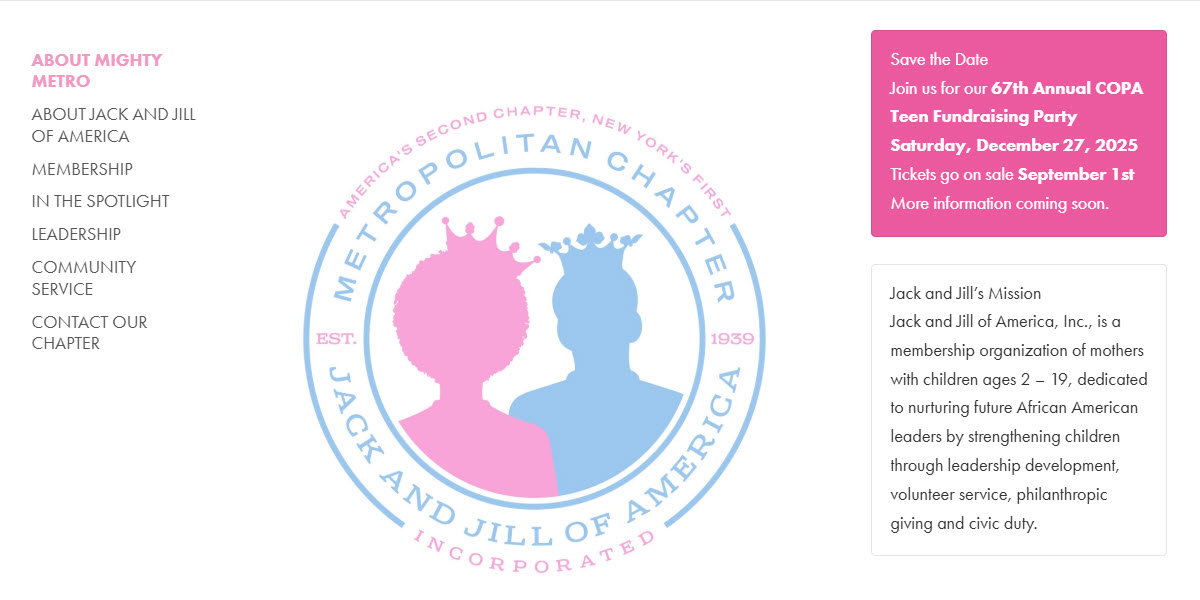 Metropolitan Chapter of Jack and Jill of America, Inc.