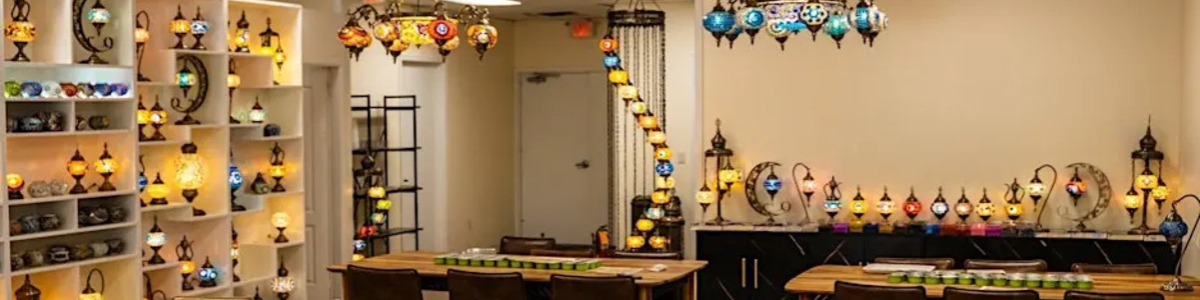 Mosaic Art Class in Fort Worth, TX: Turkish Lamp Workshop -  industry in Fort Worth TX