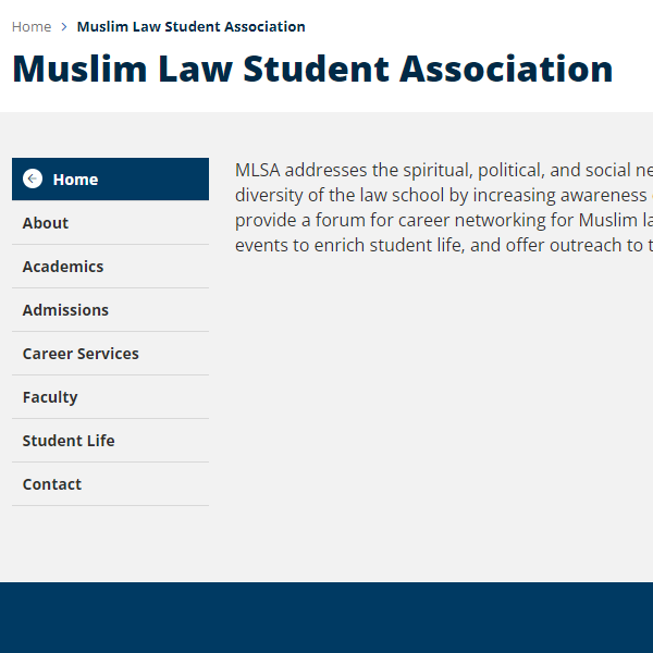 Muslim Law Student Association at Howard Law