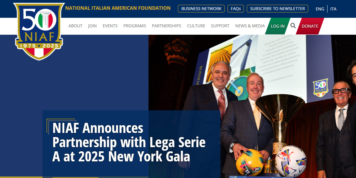 National Italian American Foundation cover image