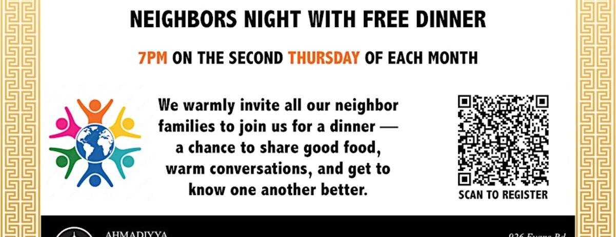 Neighbors Night With Free Dinner -  industry in Milpitas CA