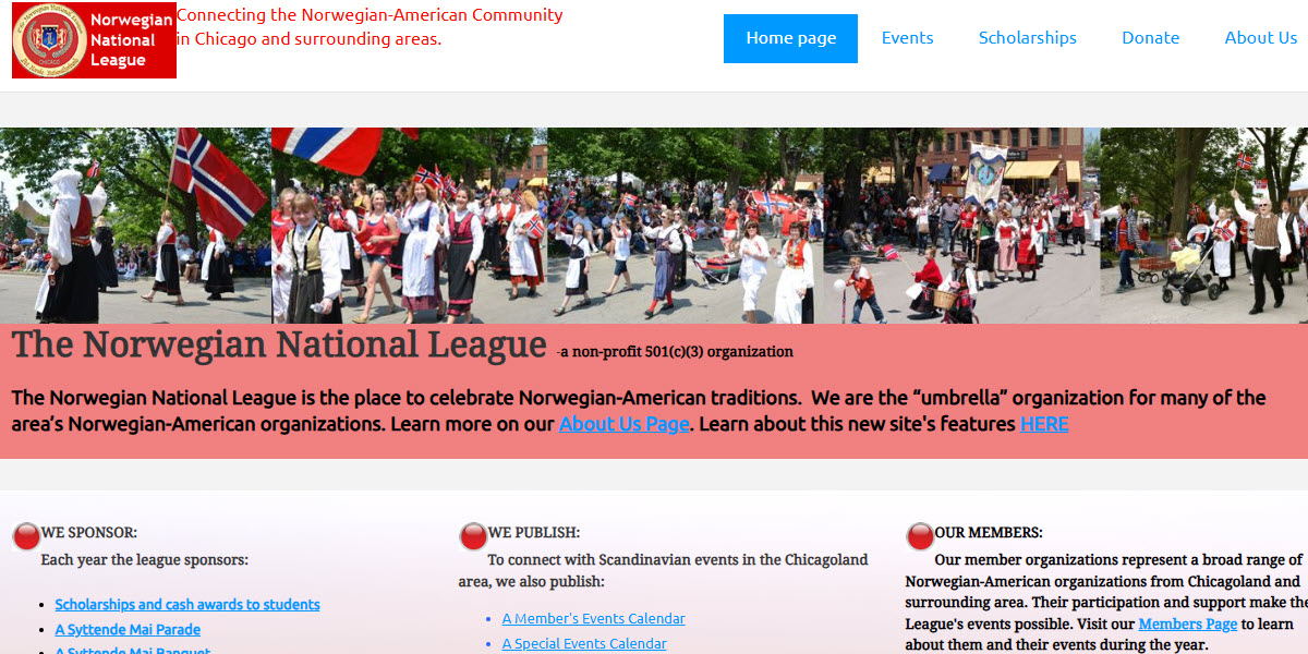 Norwegian National League of Chicago cover image