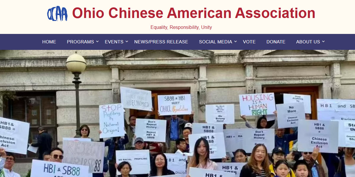 Ohio Chinese American Association -  industry in Columbus OH