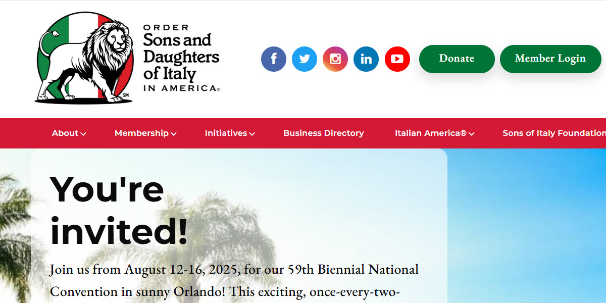 Order Sons and Daughters of Italy in America