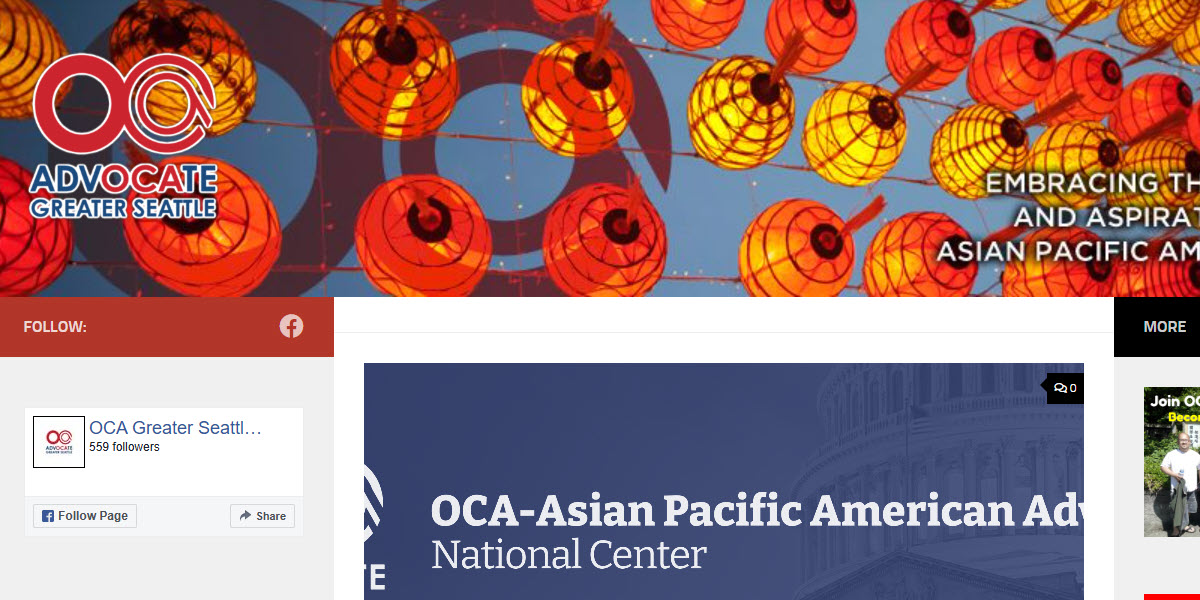 Organization of Chinese Americans Asian Pacific American Advocates Greater Seattle cover image