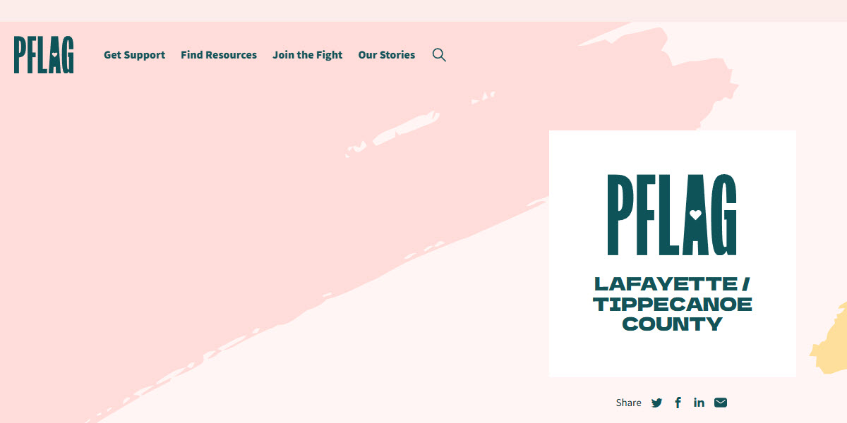 PFLAG Lafayette - Tippecanoe County -  industry in Lafayette IN