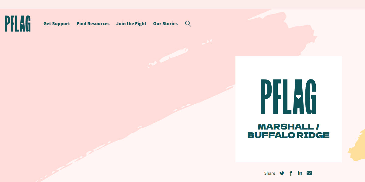 PFLAG Marshall - Buffalo Ridge