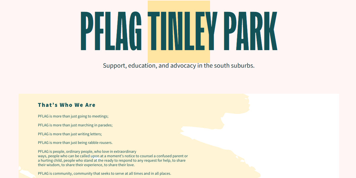 PFLAG Tinley Park -  industry in Tinley Park IL