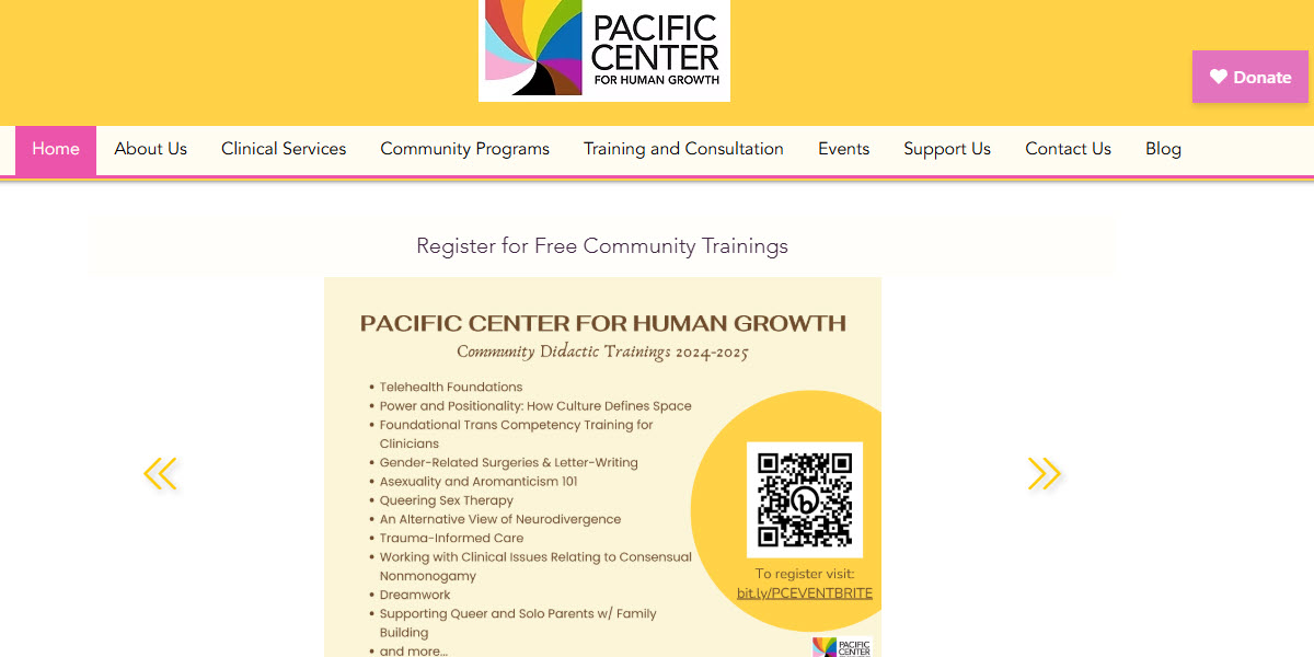 Pacific Center for Human Growth -  industry in Berkeley CA