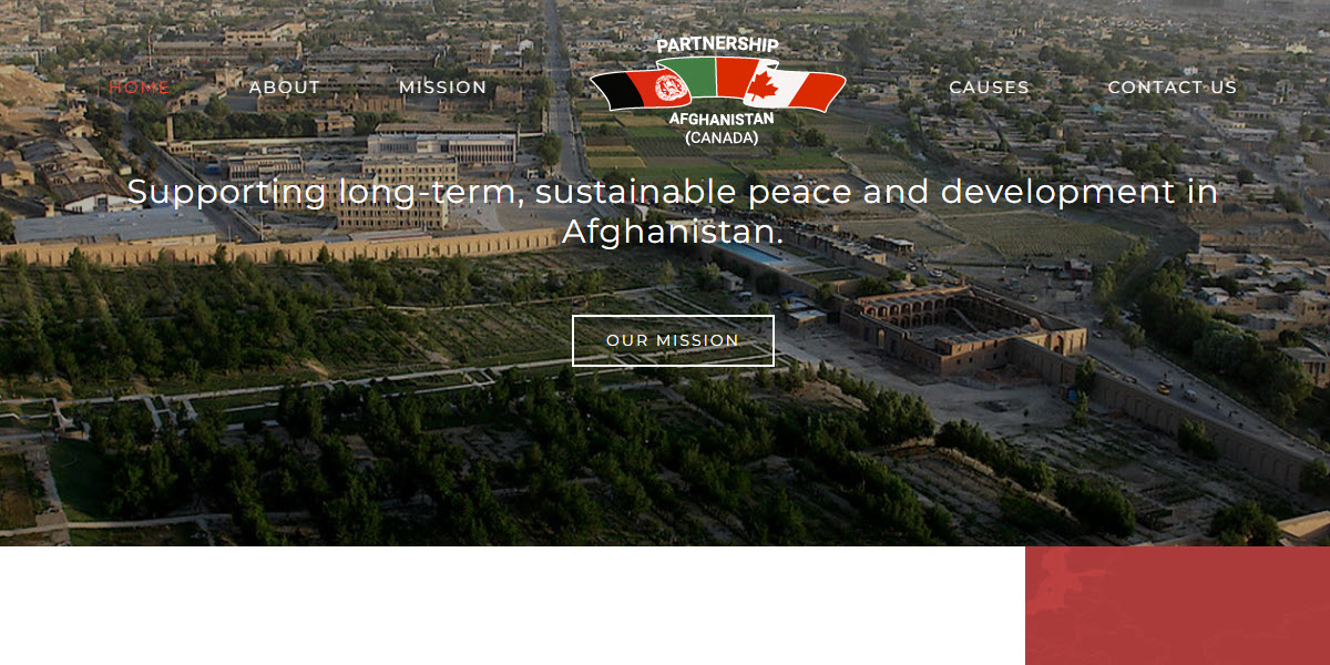 Partnership-Afghanistan Canada -  industry in West Vancouver BC